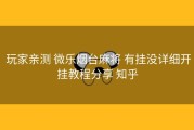 玩家亲测 微乐烟台麻将 有挂没详细开挂教程分享 知乎
