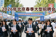 2026年北京春季大型招聘会，为高校毕业生提供大量岗位
