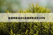 直播喊麦话术&amp;直播喊麦话术100句