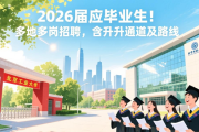 2026届应届毕业生！多地多岗招聘，含晋升通道及路线