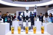 广东招聘会：看机器人表演、喝冷泡茶，体验AI黑科技