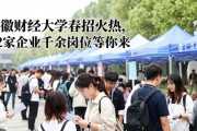 安徽财经大学春招火热，52家企业千余岗位等你来