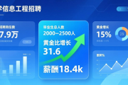 电子信息类专业招聘情况汇总，含岗位数、毕业生人数及薪酬