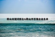 鞍山关键词排名&amp;鞍山市百强企业名单