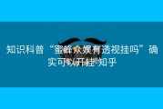 知识科普“蜜蜂众娱有透视挂吗”确实可以开挂-知乎