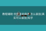  教程辅助 优优龙岩麻将 怎么装挂(真实可以装挂)知乎