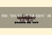揭秘“胡乐阳泉麻将有透视挂吗”(确实有挂)-知乎