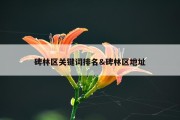 碑林区关键词排名&amp;碑林区地址