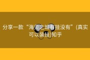 分享一款“海贝之城有挂没有”(真实可以装挂)知乎
