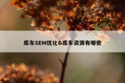 库车SEM优化&amp;库车资源有哪些