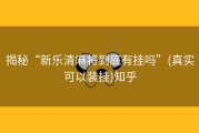 揭秘“新乐清麻将到底有挂吗”(真实可以装挂)知乎
