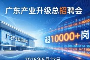 2026广东高技能人才招聘会，5月23日超万岗等你来抢