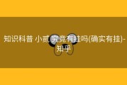  知识科普 小贰 究竟有挂吗(确实有挂)-知乎