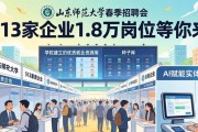 山东师范大学春季招聘会 513家企业1.8万岗位等你来