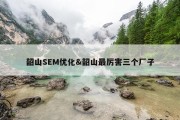 韶山SEM优化&amp;韶山最厉害三个厂子