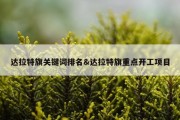 达拉特旗关键词排名&amp;达拉特旗重点开工项目