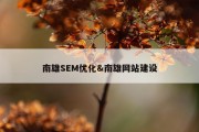 南雄SEM优化&amp;南雄网站建设