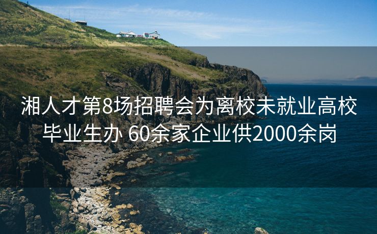 湘人才第8场招聘会为离校未就业高校毕业生办 60余家企业供2000余岗