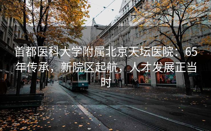 首都医科大学附属北京天坛医院：65年传承，新院区起航，人才发展正当时