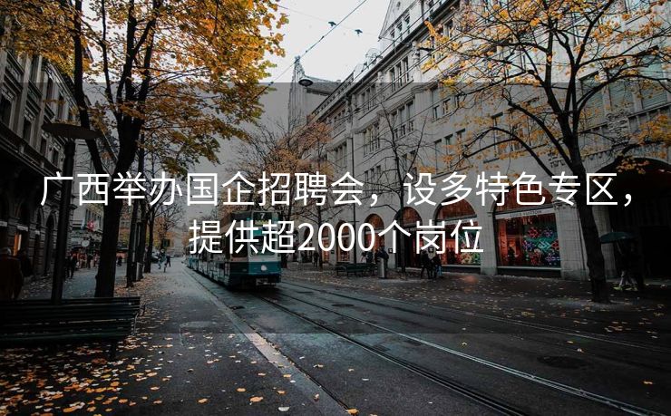 广西举办国企招聘会，设多特色专区，提供超2000个岗位