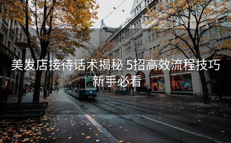 美发店接待话术揭秘 5招高效流程技巧 新手必看