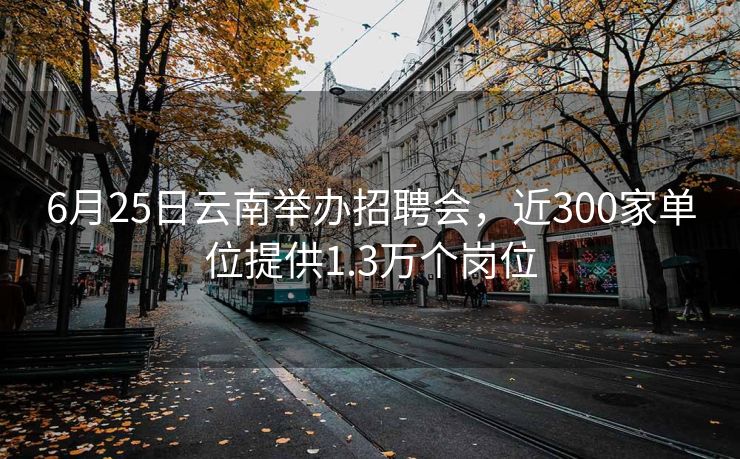6月25日云南举办招聘会,近300家单位提供1.3万个岗位 6月25日云南举办招聘会,近300家单位提供1.3万个岗位