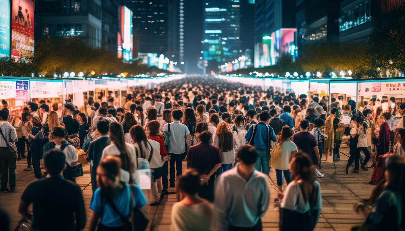 招聘会_安丘夜市招聘会 _ 安丘市人才夜市 