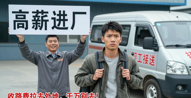 进厂招聘骗局_劳务中介避坑指南_招聘