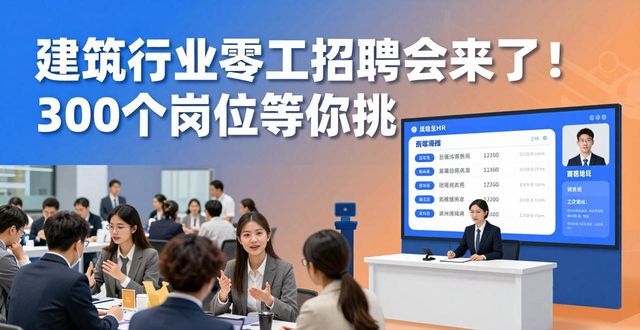 招聘会_福你就业_建筑行业零工招聘会
