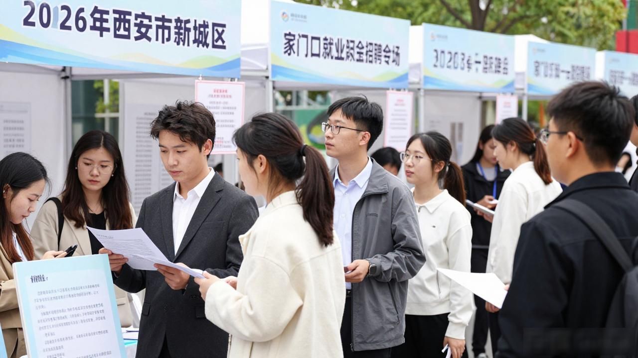 招聘会_西安人才市场招聘会_西安市离校未就业毕业生专场招聘会