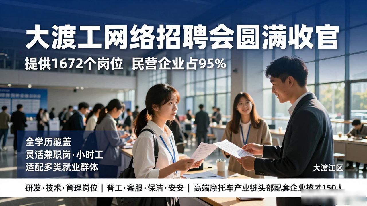 招聘会_大渡口区百日千万招聘专项行动 民营企业服务月 网络招聘会
