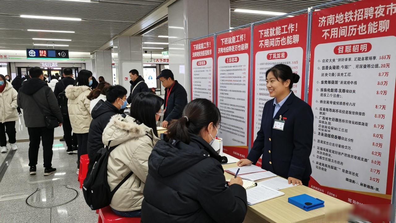 招聘会_泉城夜聘活动_济南地铁招聘会