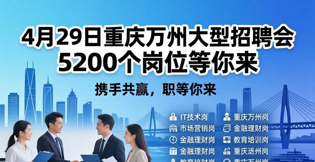 重庆万州专场活动_招聘会_2026届高校毕业生就业服务