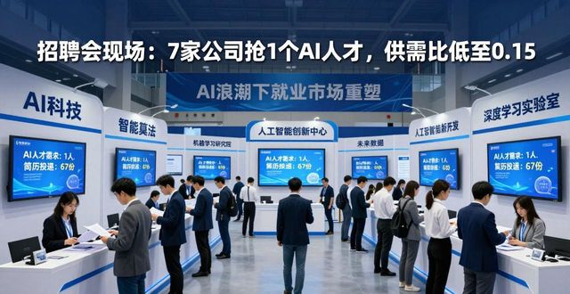 招聘会_AI招聘会 人才供需比  AI岗位高薪