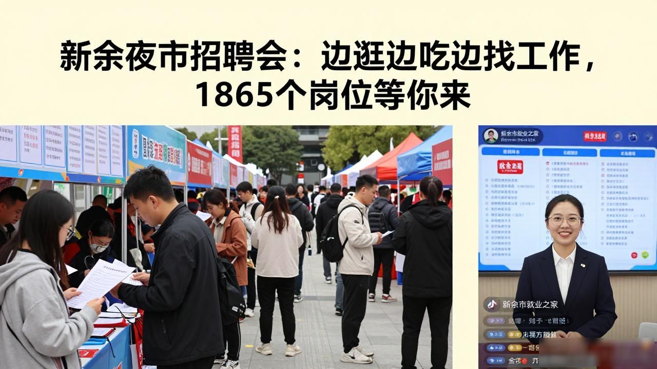 招聘会_新余就业夜市招聘会_新余低成本创业扶持市集
