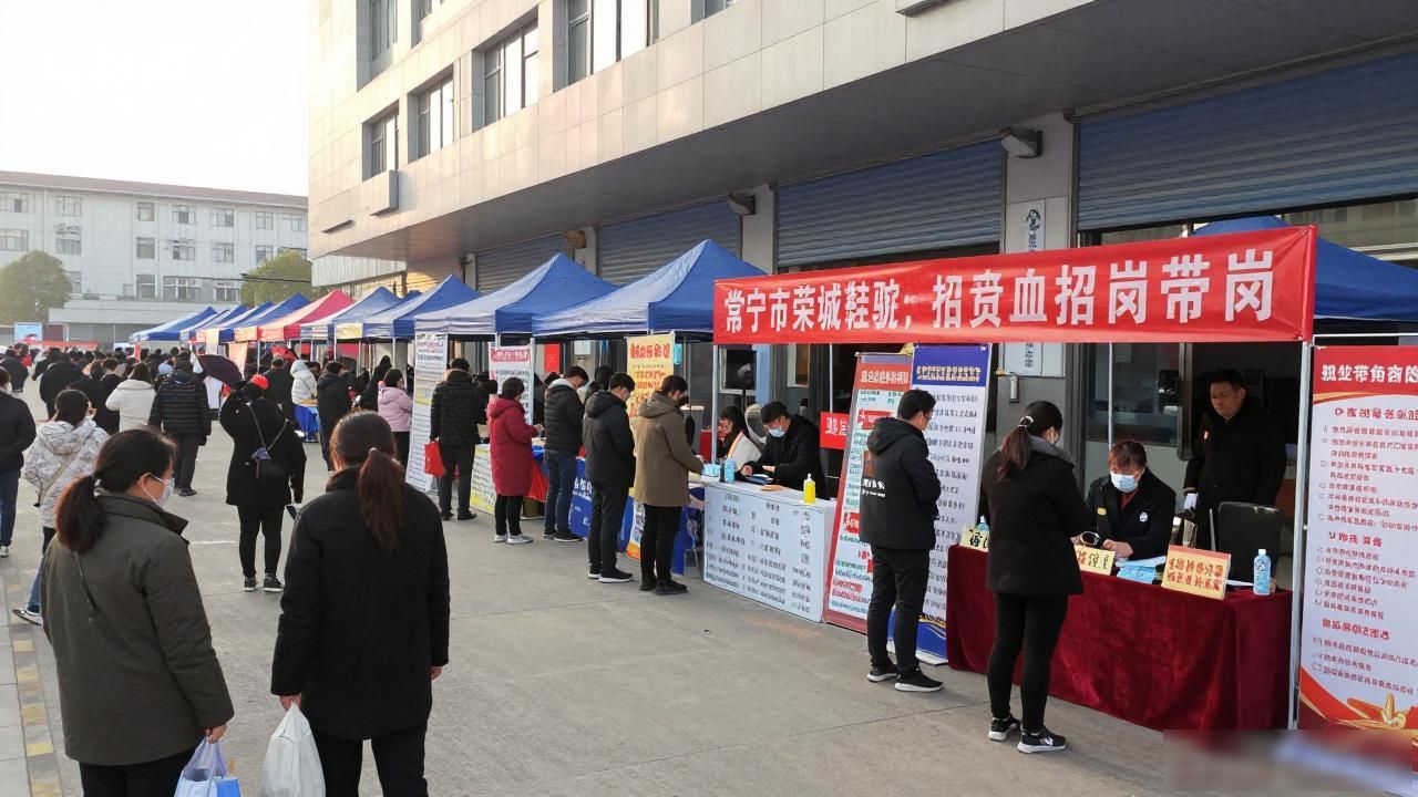 常宁市人力资源市场 首场室内招聘会 线上线下求职招聘_招聘会