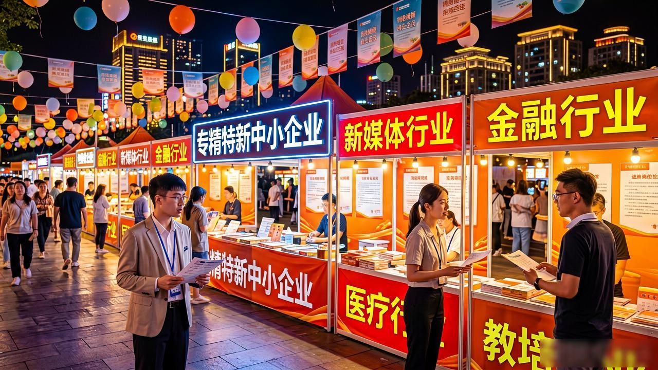 招聘会_南昌就业服务商圈夜市_南昌洪漂人才荟夏季夜市招聘会