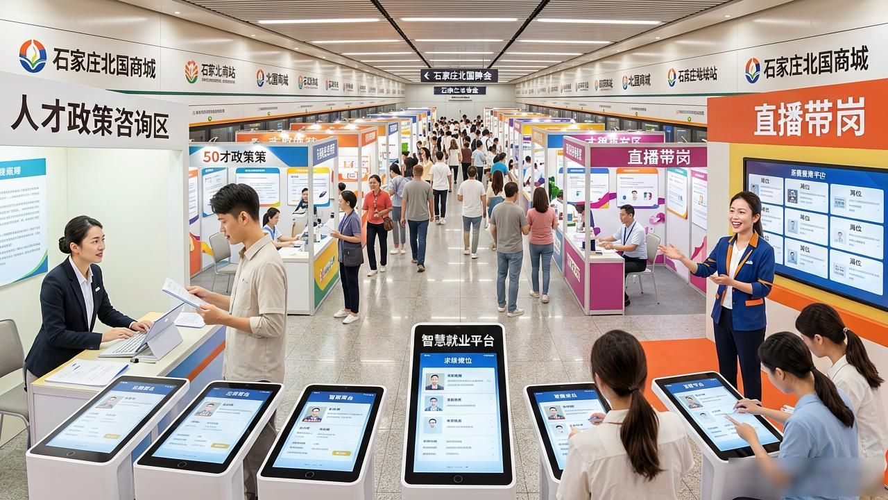 石家庄高校毕业生求职招聘会_石家庄梦想专列人才市集_招聘会