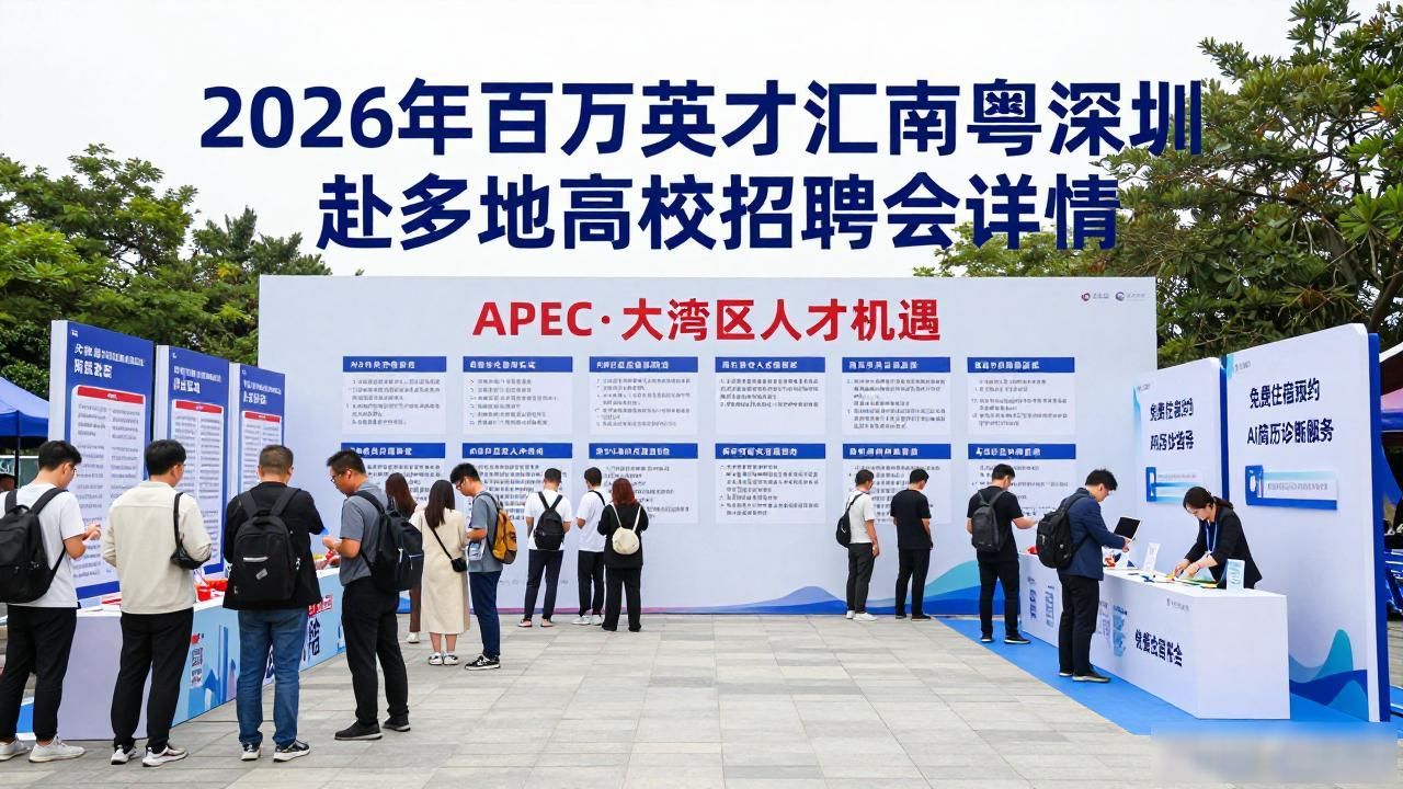 百万英才汇南粤 招聘活动 深圳人才政策_招聘会
