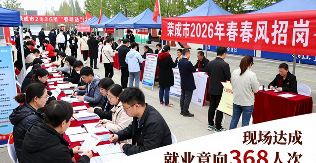 招聘会_荣成市总工会 春风送岗专场招聘会 就业援助服务
