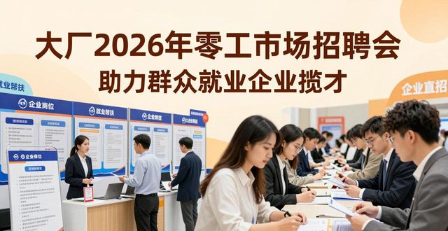 大厂人社局就业招聘服务_大厂零工市场专场招聘会_招聘会