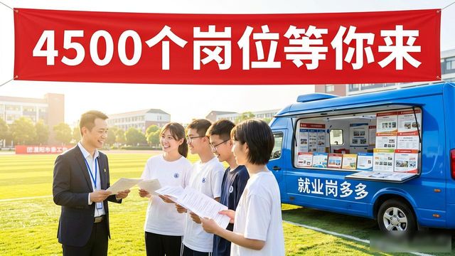 招聘会_濮阳市高校毕业生招聘会_岗多多就业大篷车