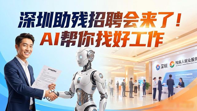 深圳市就业助残招聘会_招聘会_AI+就业模式残疾人求职