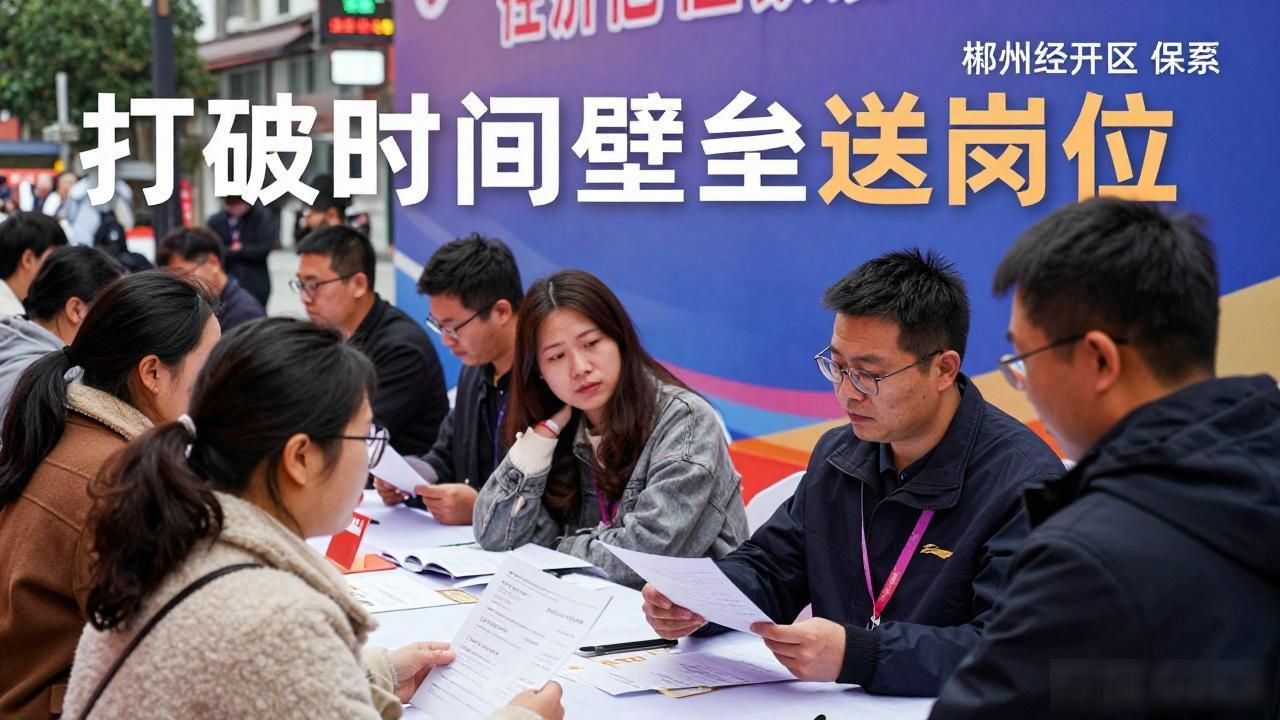 郴州经开区夜间专场招聘会_招聘会_智能制造领域岗位招聘