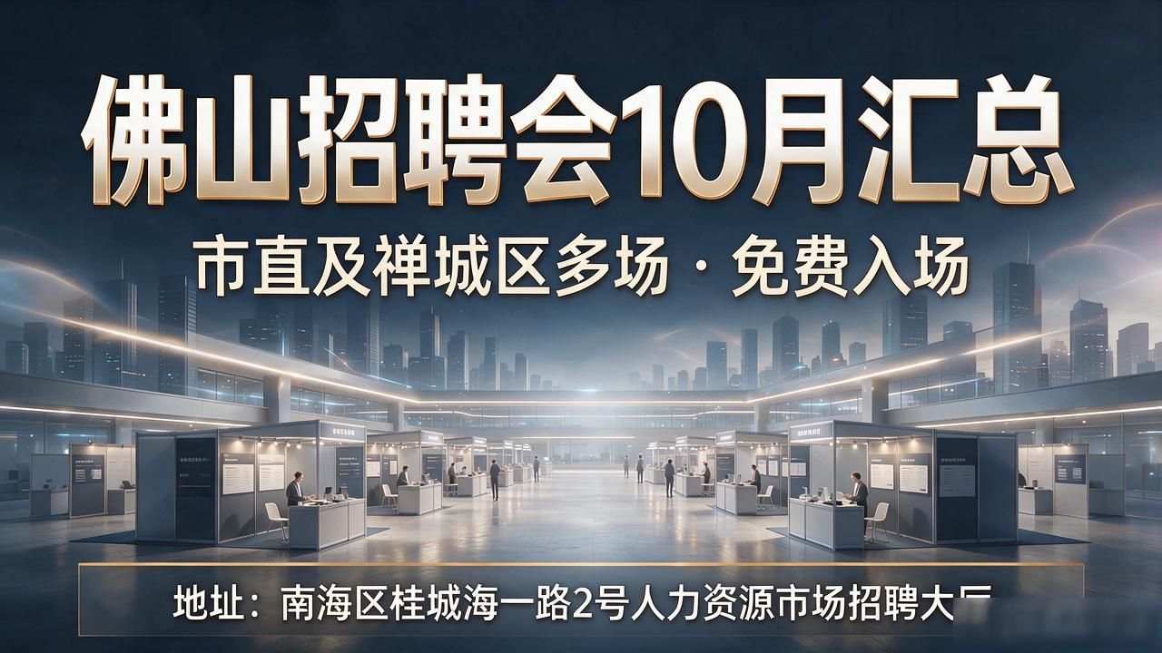 佛山市智能制造专场招聘会_招聘会_禅城区招聘会
