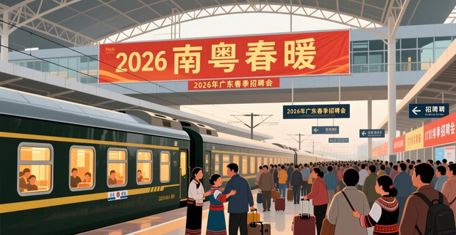 招聘会_返乡返岗专列3000班次_广东省南粤春暖行动2026年招聘会