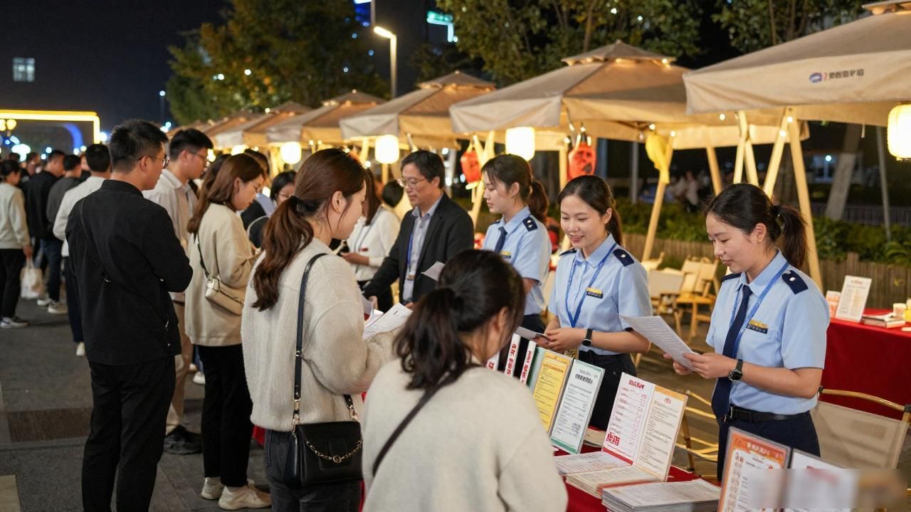 招聘会_郴州经开区夜间专场招聘会_智能制造行业招聘会
