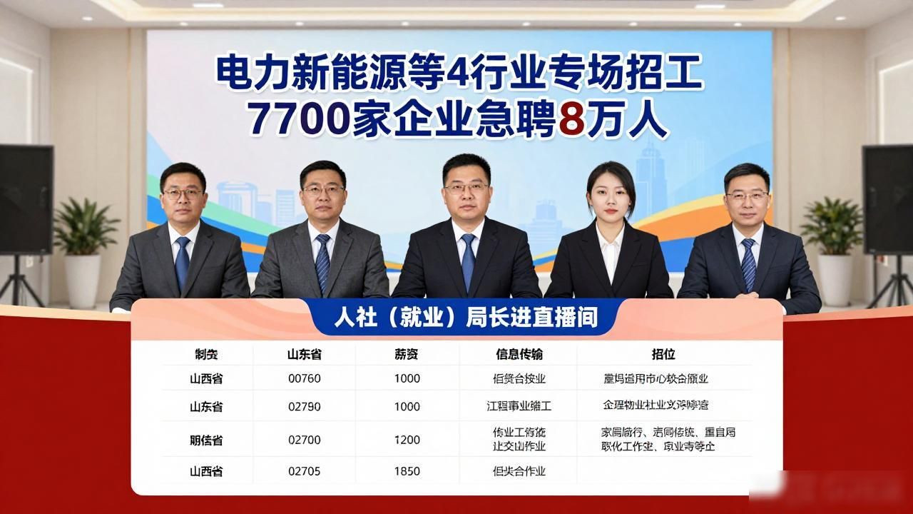 跨境电商行业专场招聘_电力新能源行业专场招聘_招工