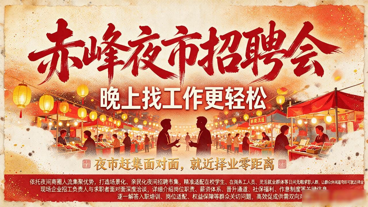 星光职集夜市招聘会_赤峰市夜经济就业服务_招聘会