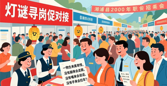 招聘会_溆浦县春风行动招聘会_灯谜寻岗夜聚英才招聘会